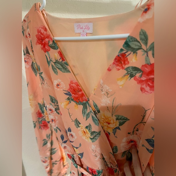 Pink lily maxi dress. Perfect type spring and Easter - Picture 4 of 4